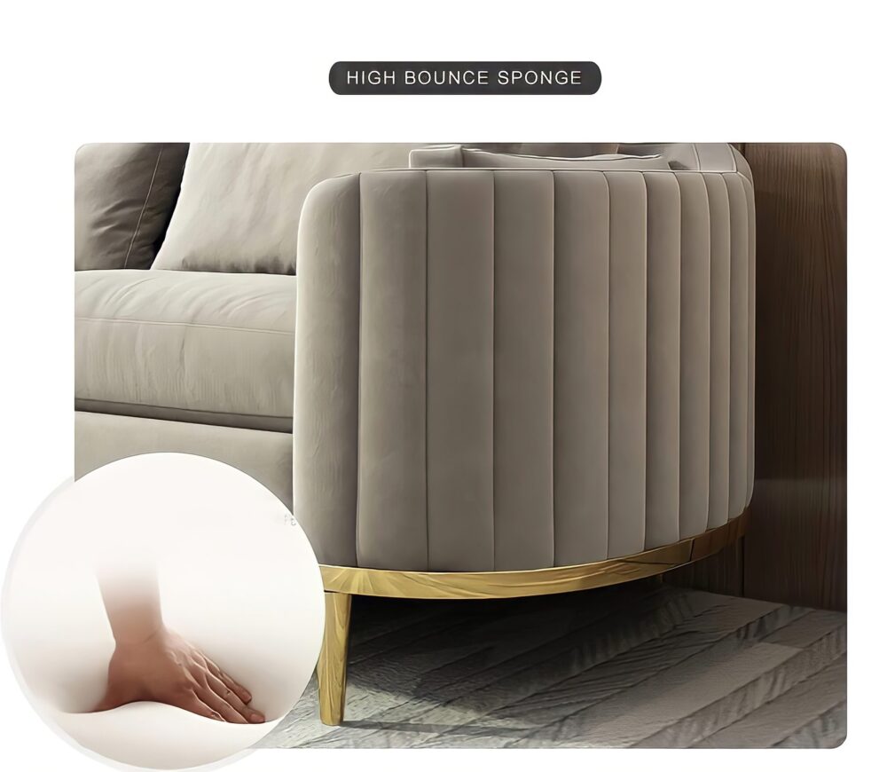 Brooklyn Upholstered Sofa 3 +2 Seater - Image 4