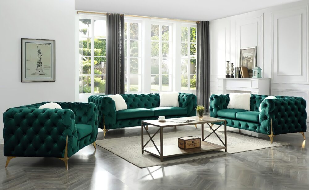 Pyramid Upholstered Sofa