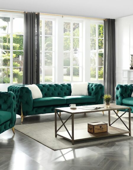 Pyramid Upholstered Sofa
