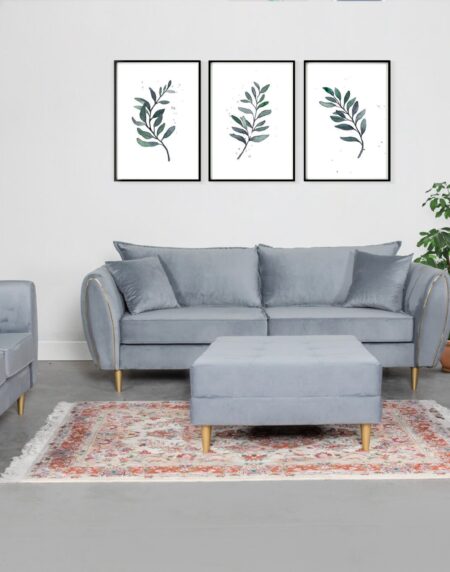 Stylish Upholstered Sofa 3 + 2 Seater