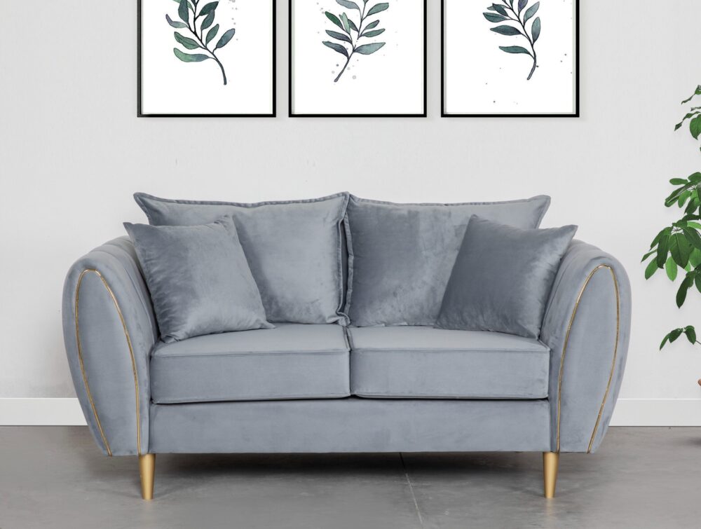 Stylish Upholstered Sofa 3 + 2 Seater - Image 2